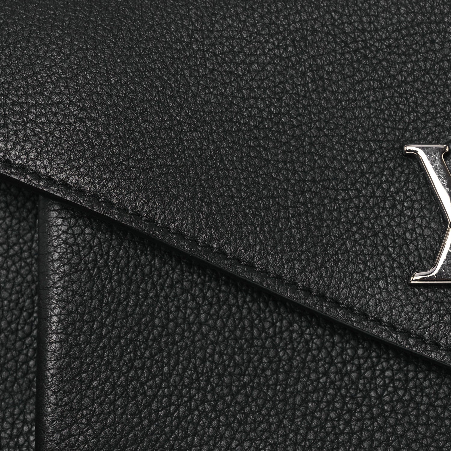 Louis Vuitton Calfskin My Lockme Chain Pochette Black 9 of 14