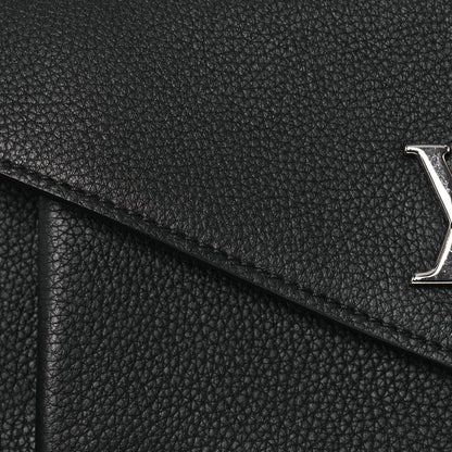 Louis Vuitton Calfskin My Lockme Chain Pochette Black 9 of 14