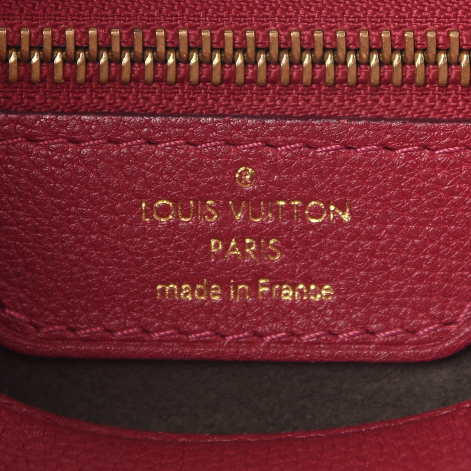 Louis Vuitton Mahina Cirrus PM Grenat 6 of 10