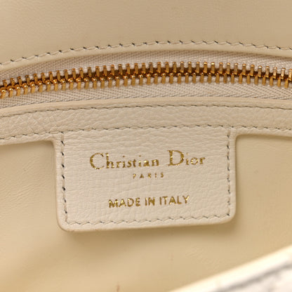 Christian Dior Grained Calfskin Cannage Small Caro Bag White 6 of 14