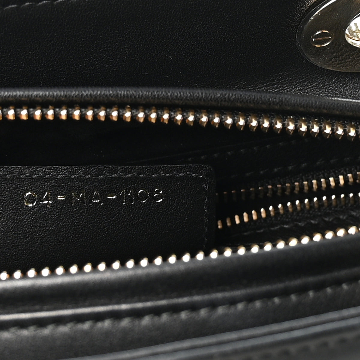 Smooth Calfskin Embroidered Beaded Floral Medium Lady Dior Black Multicolor