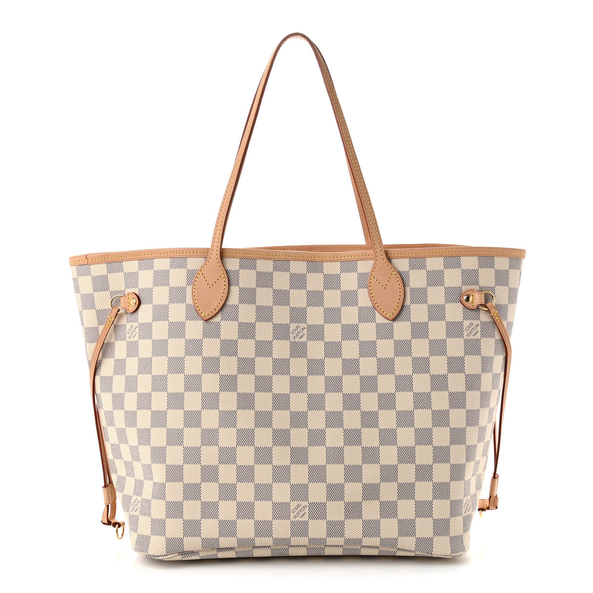 Louis Vuitton Damier Azur Neo Neverfull MM Rose Ballerine 1 of 8