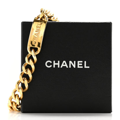 Chanel Metal Chain CC Medallion Belt Gold 8 of 8