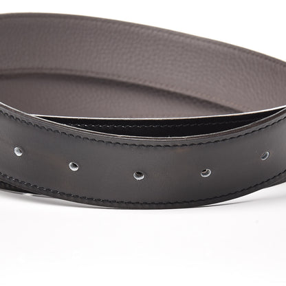 Hermes Box Togo 32mm H Belt 95 Black Etain 6 of 7