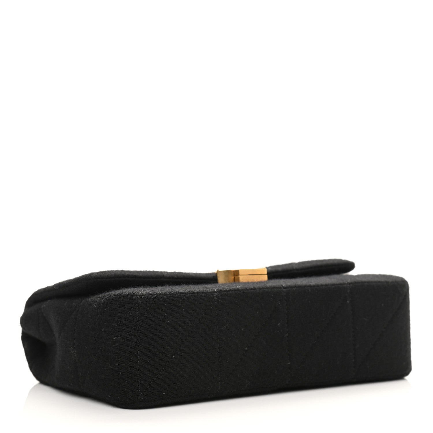 Saint Laurent Jersey Wool Patchwork Monogram Medium Jamie Baguette Black 4 of 11
