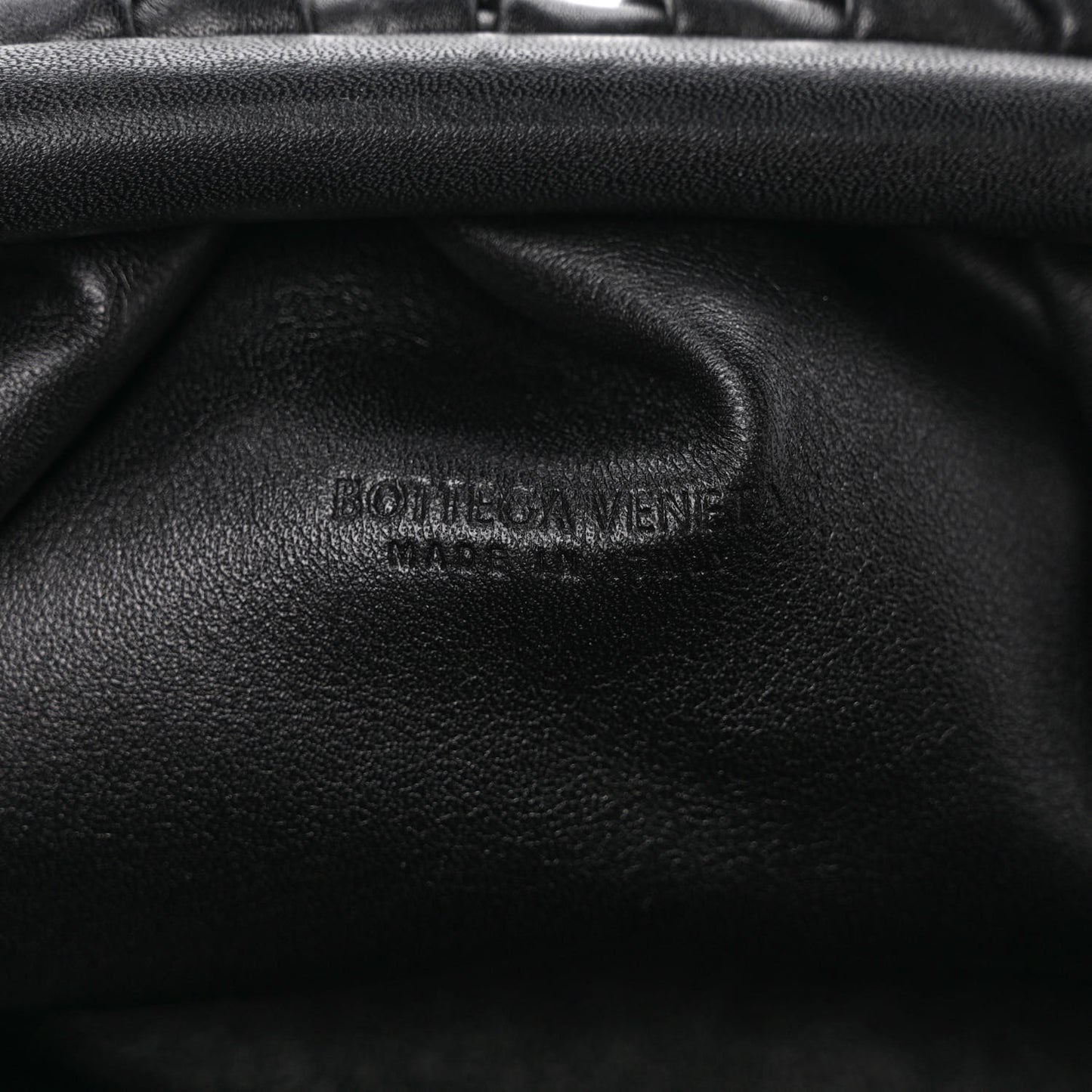 Butter Calfskin The Mini Pouch Black