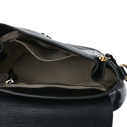 Chloe Suede Calfskin Medium Faye Backpack Black 5 of 9