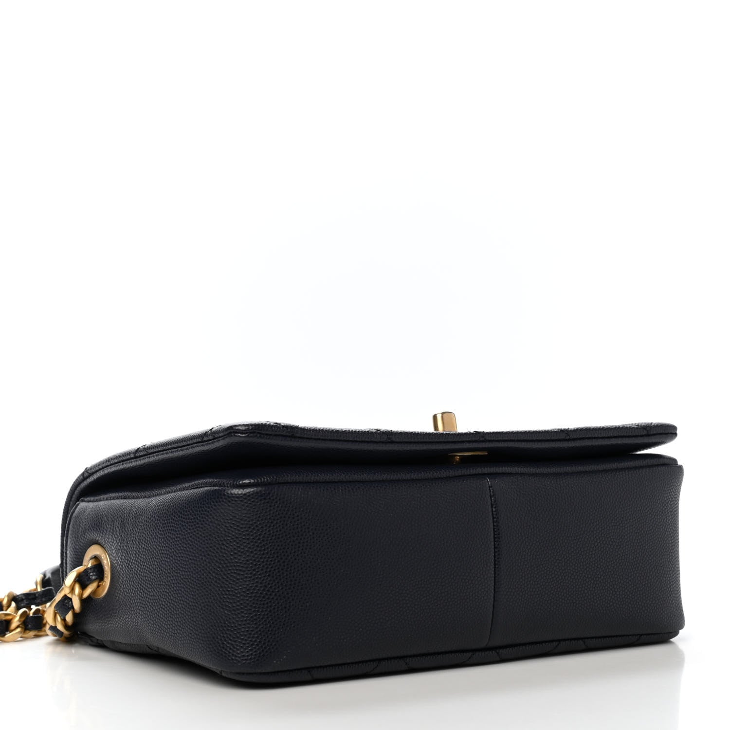 Chanel Caviar Quilted Small Fashion Therapy Flap Bag Navy Blue 3 of 4