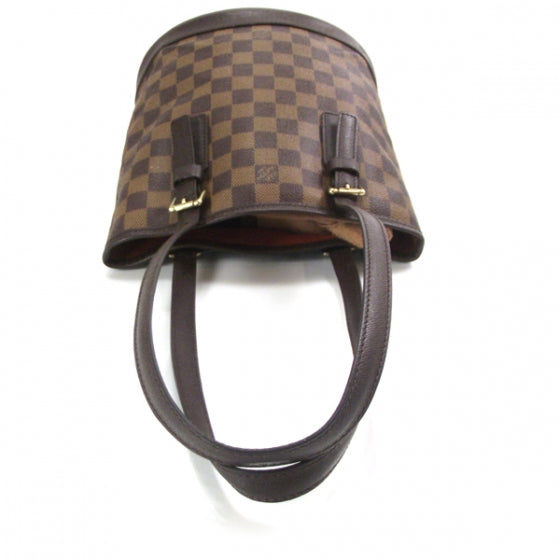 Louis Vuitton Damier Ebene Marais Bucket 23 6 of 9