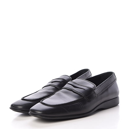 Louis Vuitton Calfskin Mens Loafers 7 Black 4 of 11