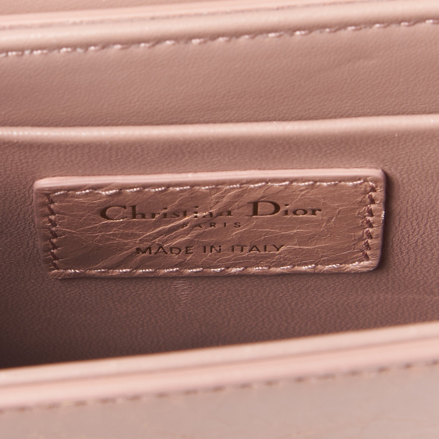 Christian Dior Crackled Lambskin 30 Montaigne Box Bag Pink 9 of 9