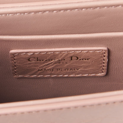 Christian Dior Crackled Lambskin 30 Montaigne Box Bag Pink 9 of 9