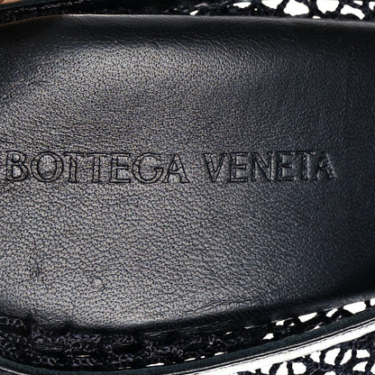 Bottega Veneta Mesh Nappa Chunky Chain Sandals 39.5 Black 6 of 7