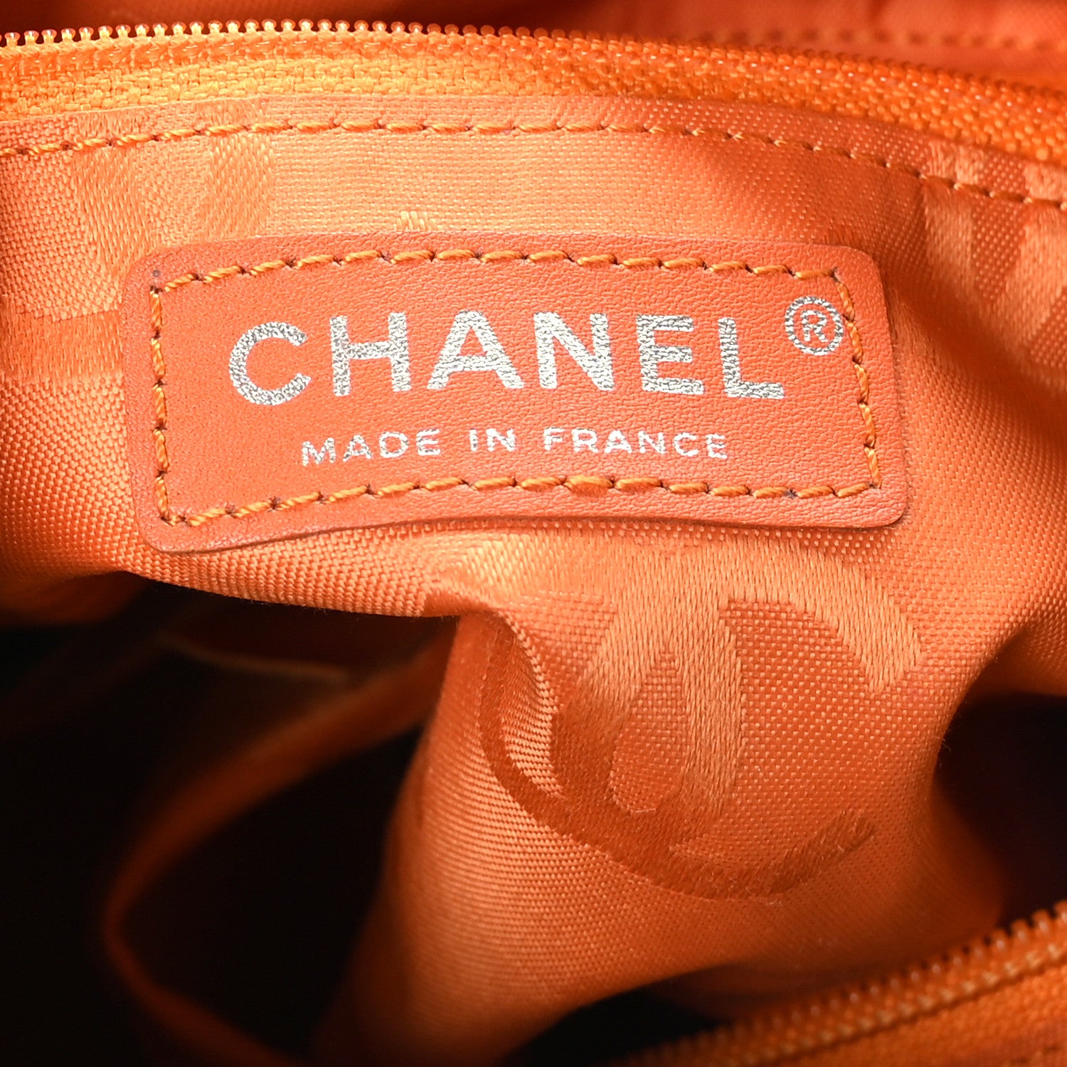 Chanel Calfskin Snakeskin Quilted Small Cambon Tote Khaki 7 of 10
