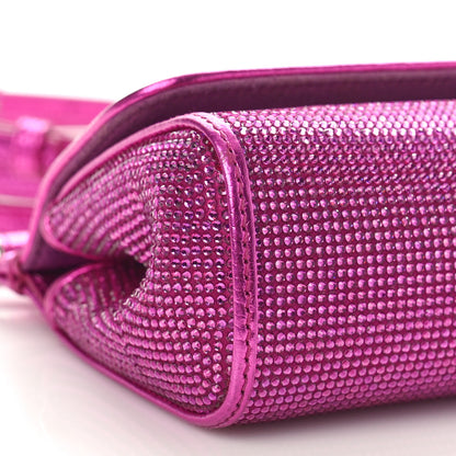 Dolce & Gabbana Crystal Small Miss Sicily Satchel Bouganville Fuchsia 7 of 8