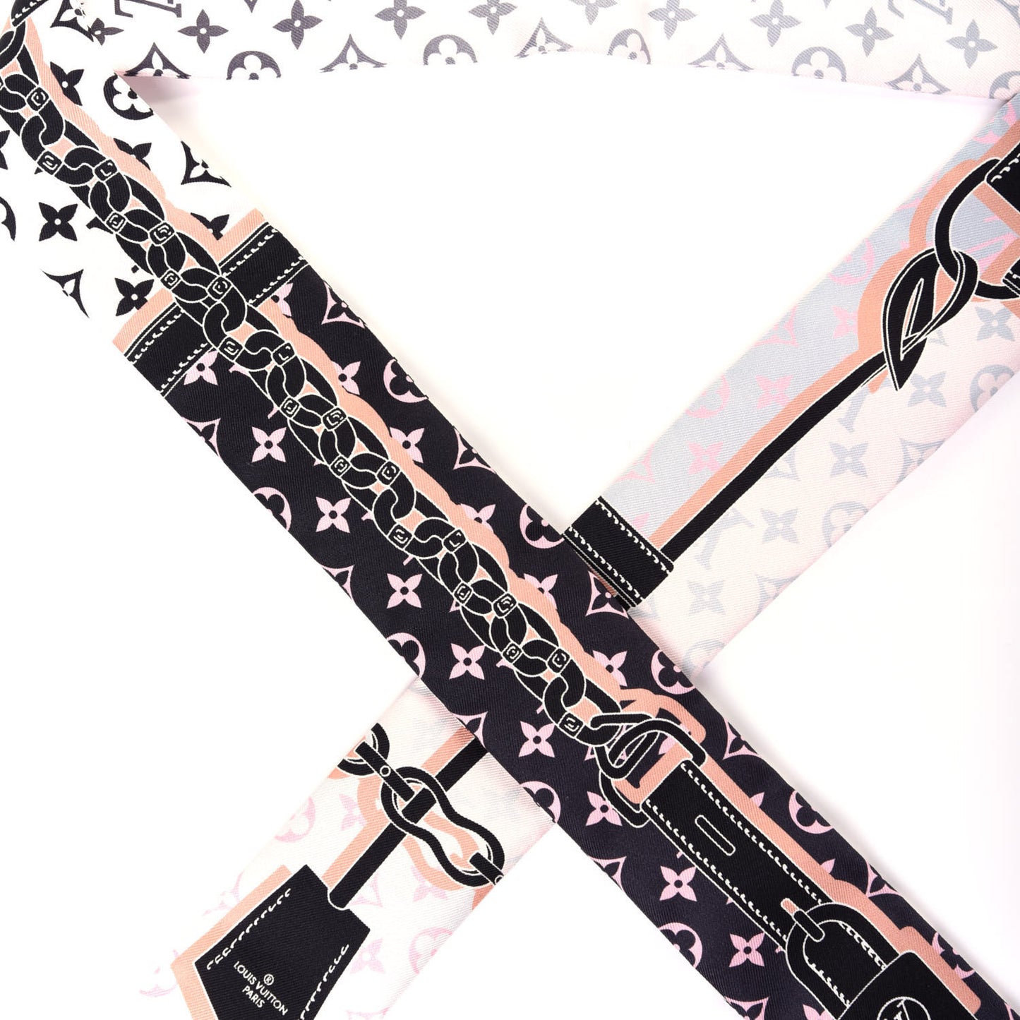 Silk Monogram Rising Confidential BB Bandeau Black Rose