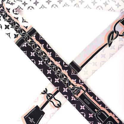 Louis Vuitton Silk Monogram Rising Confidential BB Bandeau Black Rose 2 of 4