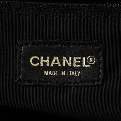 Chanel Lambskin Quilted Chocolate Bar Tote Black 6 of 10