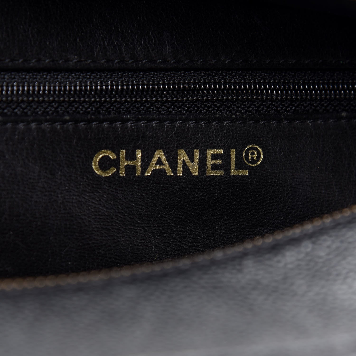 Chanel Caviar Quilted Petit Timeless Tote PTT Black 8 of 10