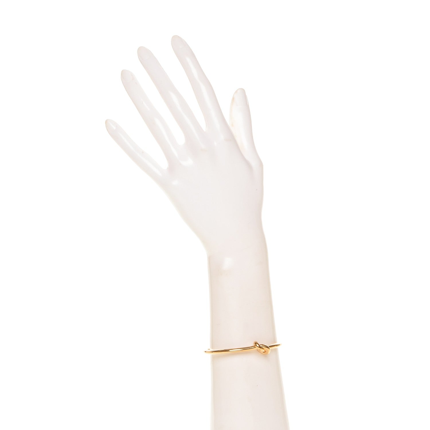 Celine Extra Thin Knot Bracelet Medium Rose Gold 2 of 4