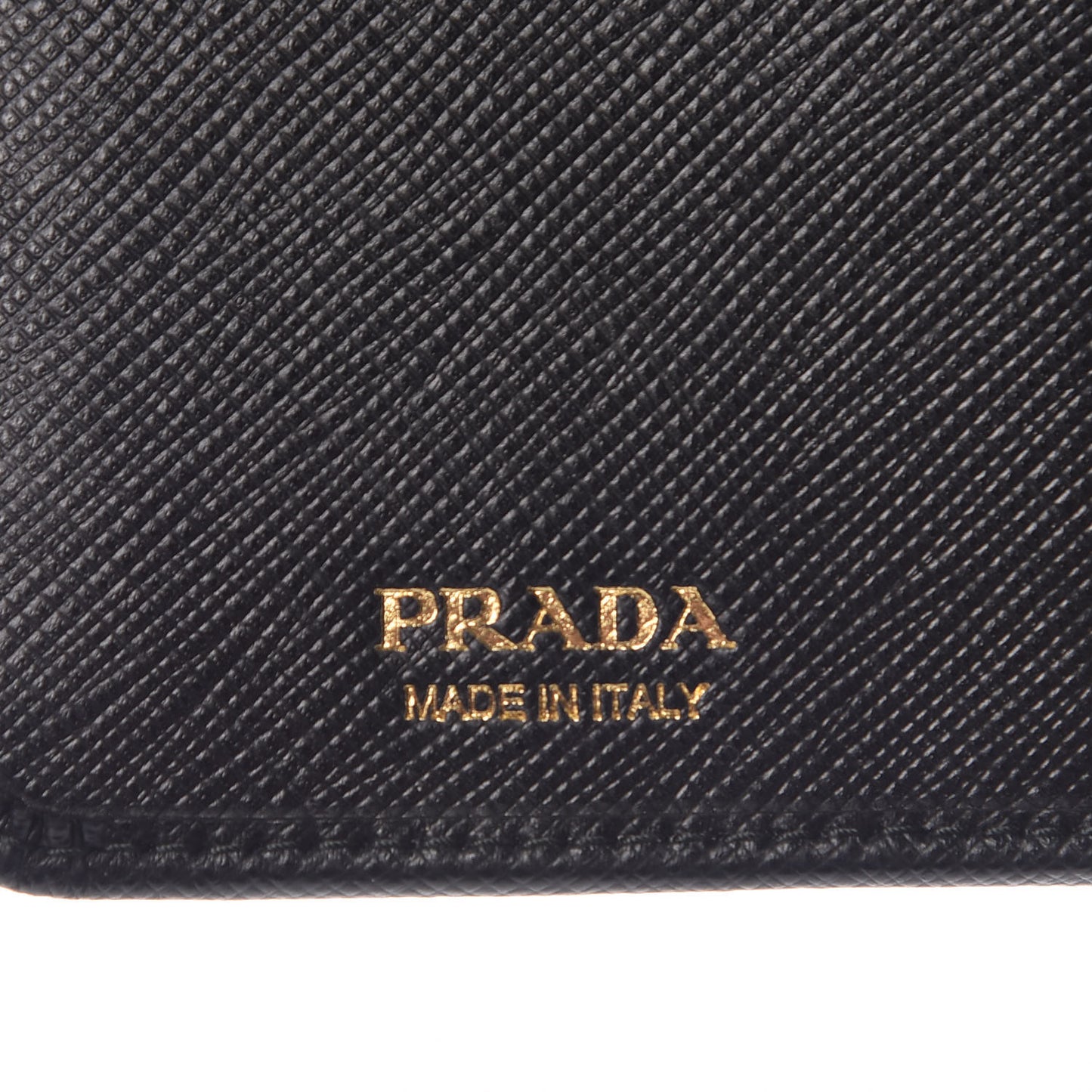 Saffiano Compact Wallet Black