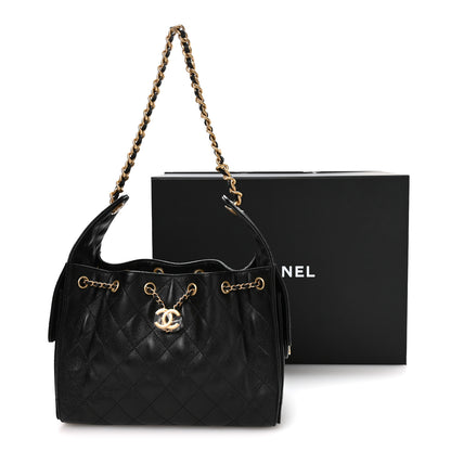 Chanel Caviar Quilted Small Chanel 25 Handbag Black 10 of 10