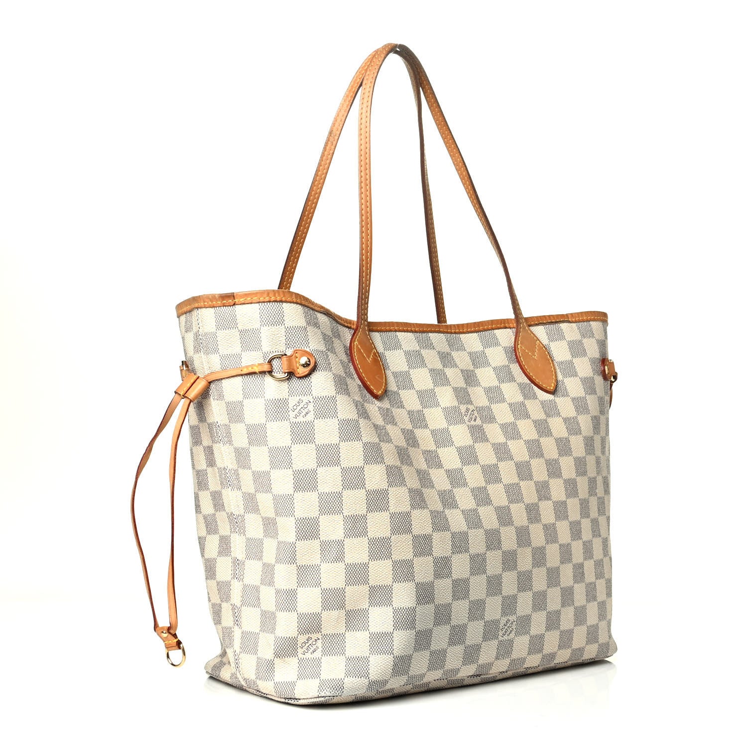 Louis Vuitton Damier Azur Neverfull MM 2 of 9