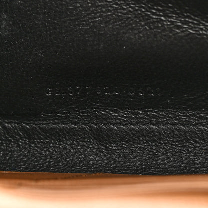 Saint Laurent Grain De Poudre Matelasse Chevron Monogram Chain Wallet Dark Natural 7 of 13