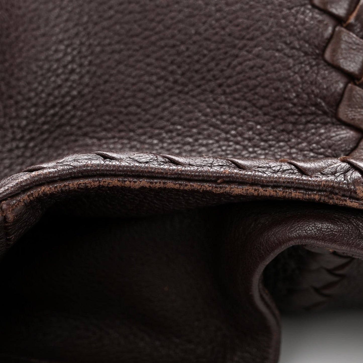 Cervo Deerskin Large Hobo Ebano