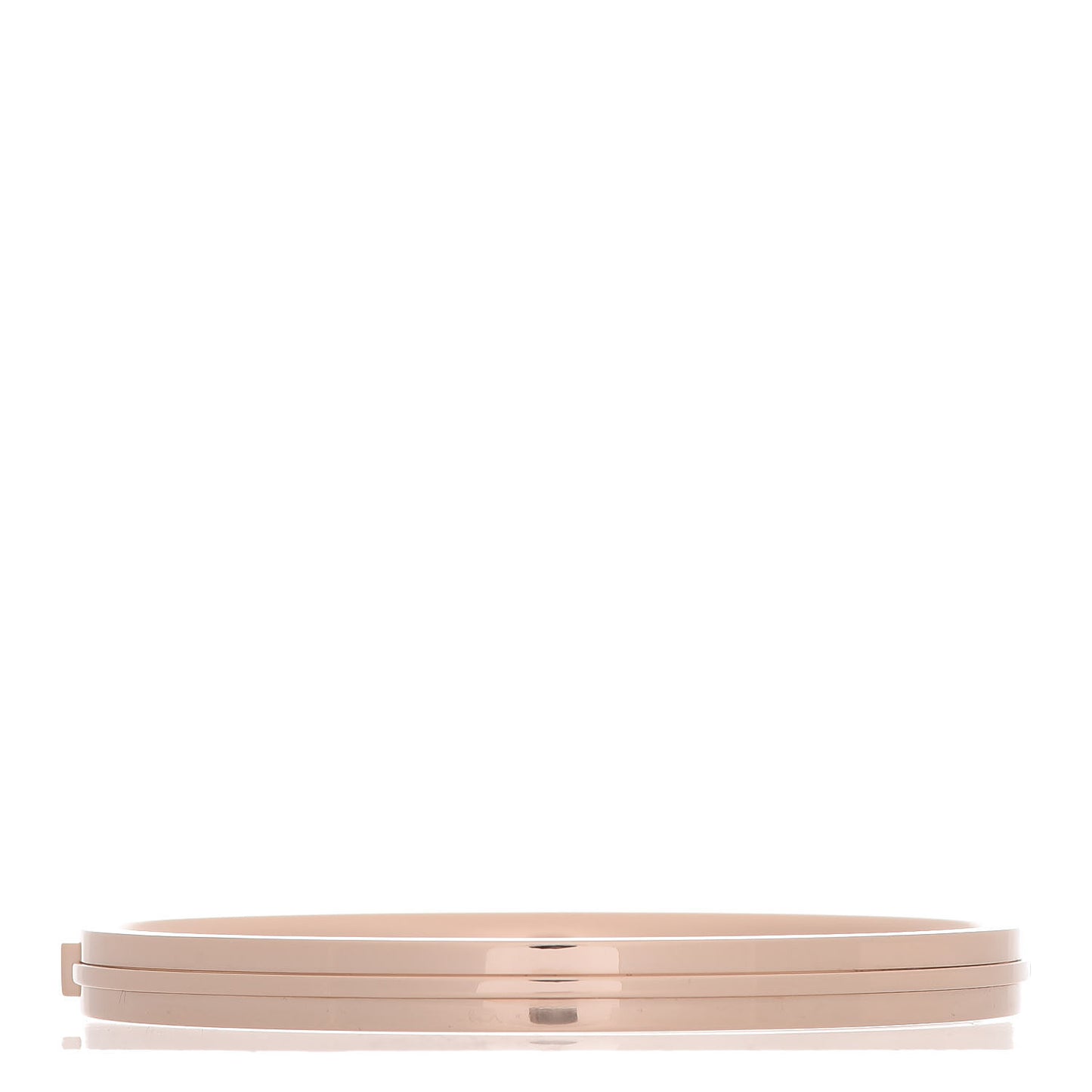 18K Rose Gold Diamond T Hinged Pave Bracelet