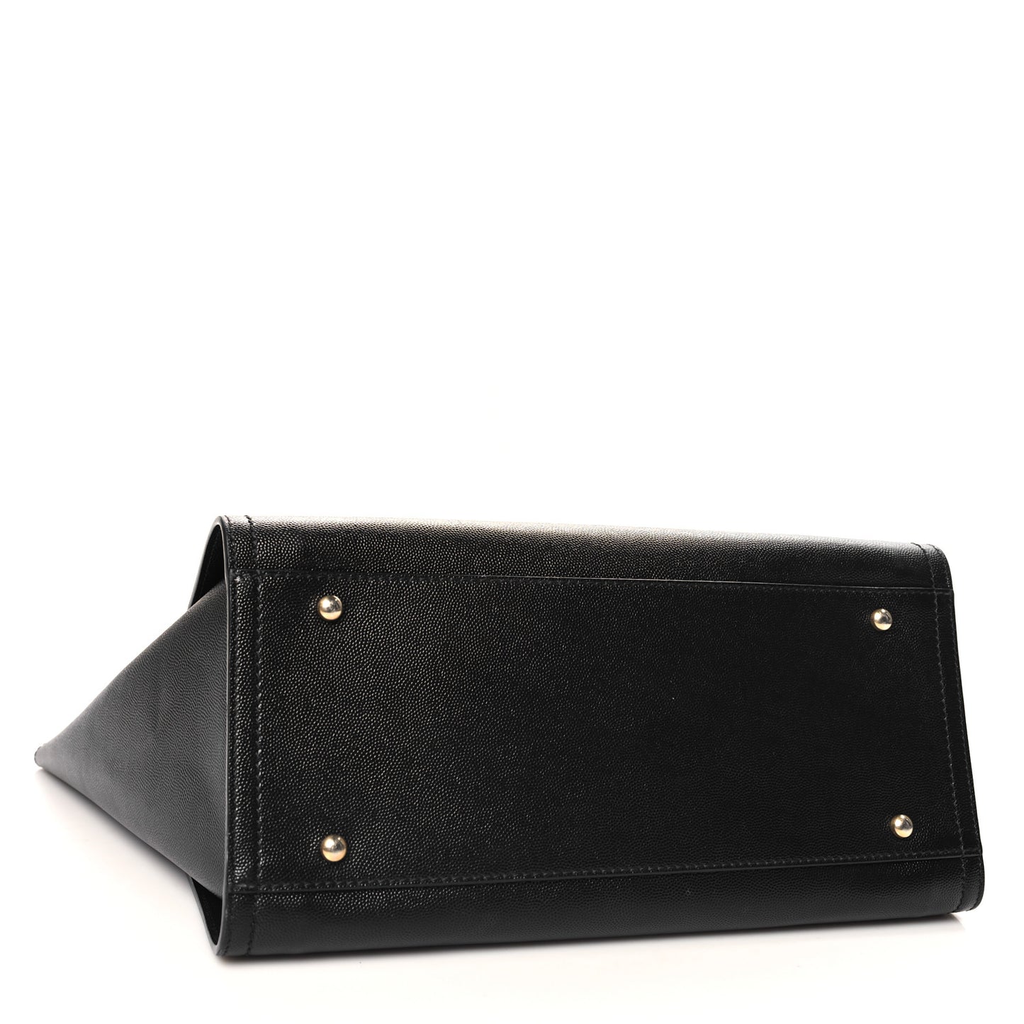 Caviar Small Studded Deauville Tote Black