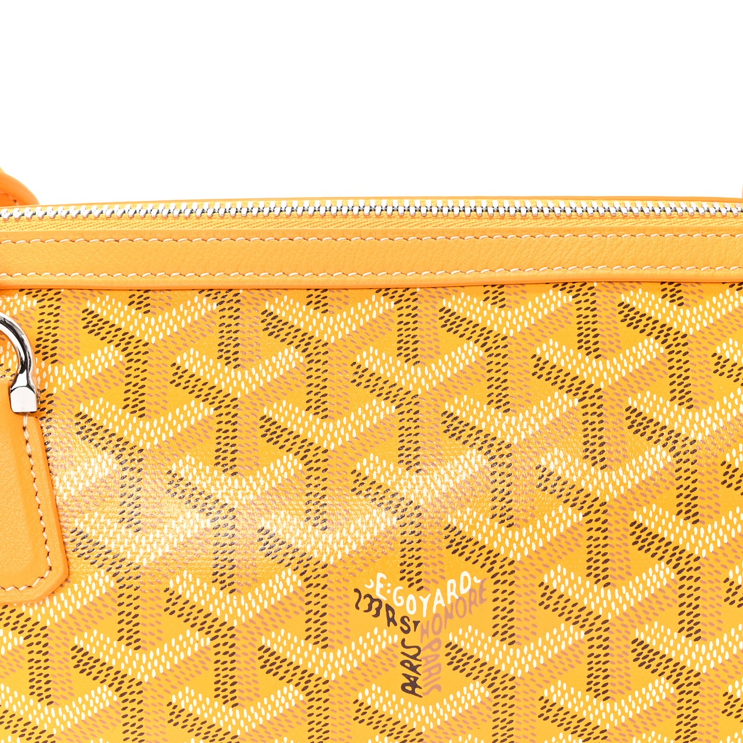 Goyardine Bonbonniere Bag Yellow