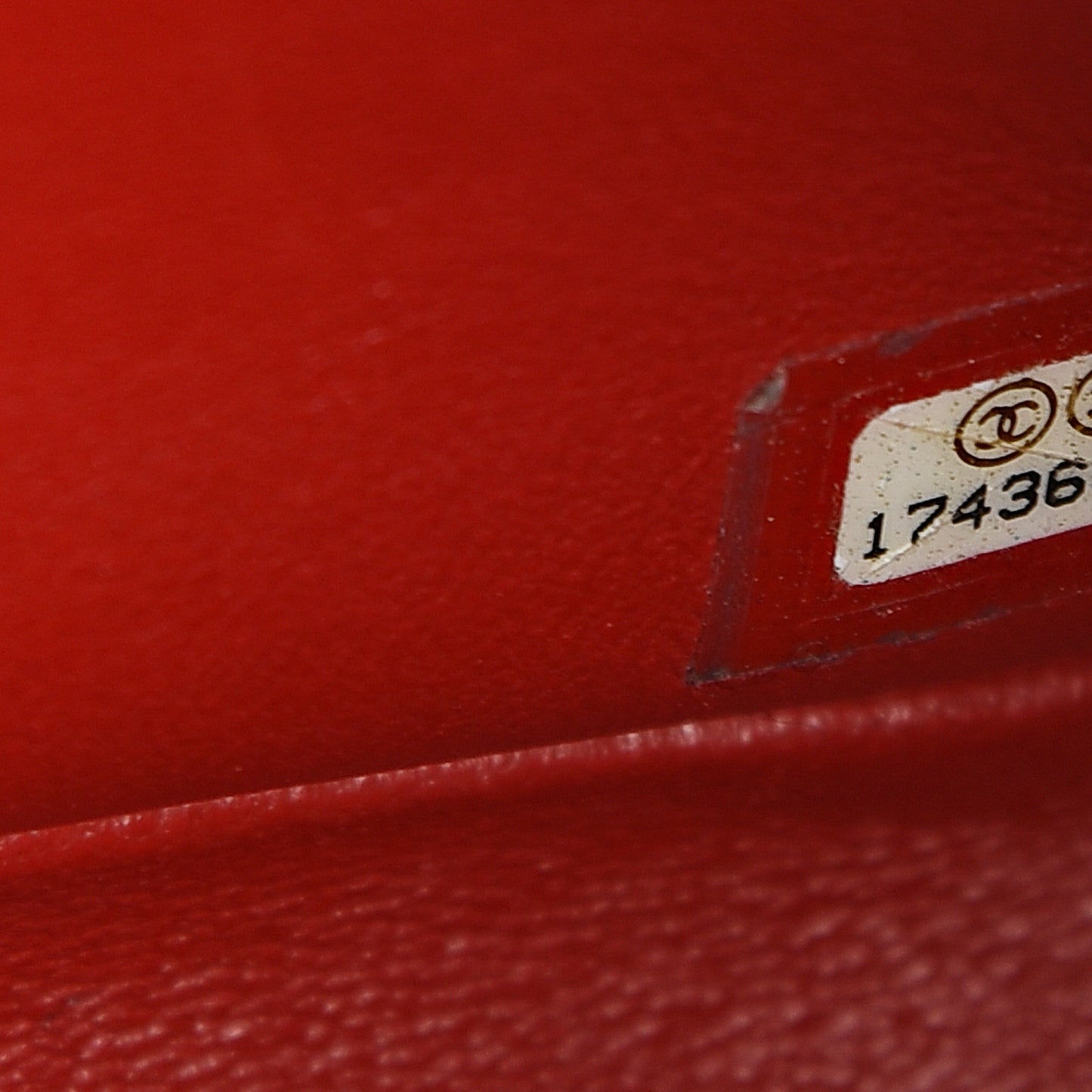 Lambskin Quilted Jumbo Double Flap Red