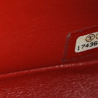 Chanel Lambskin Quilted Jumbo Double Flap Red 6 of 11