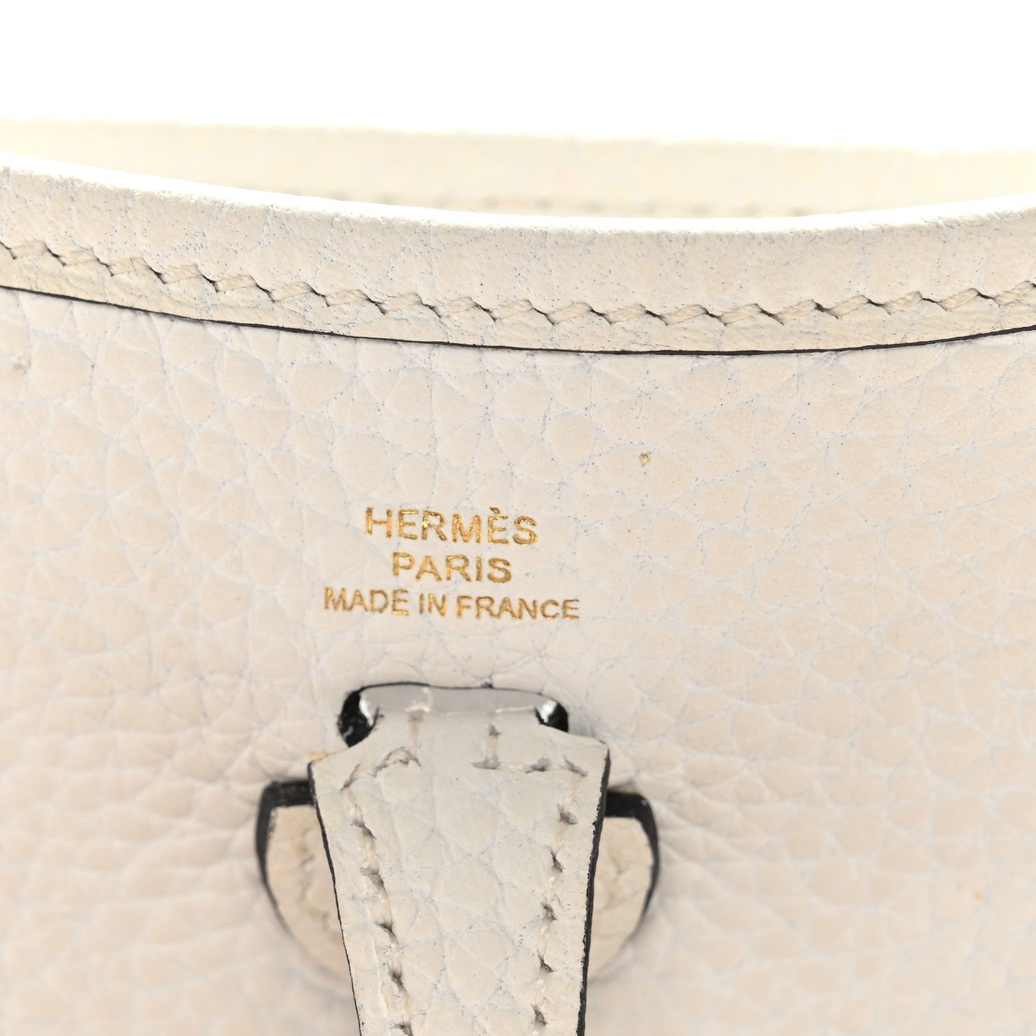 Hermes Taurillon Clemence Amazone Evelyne TPM New White 6 of 12
