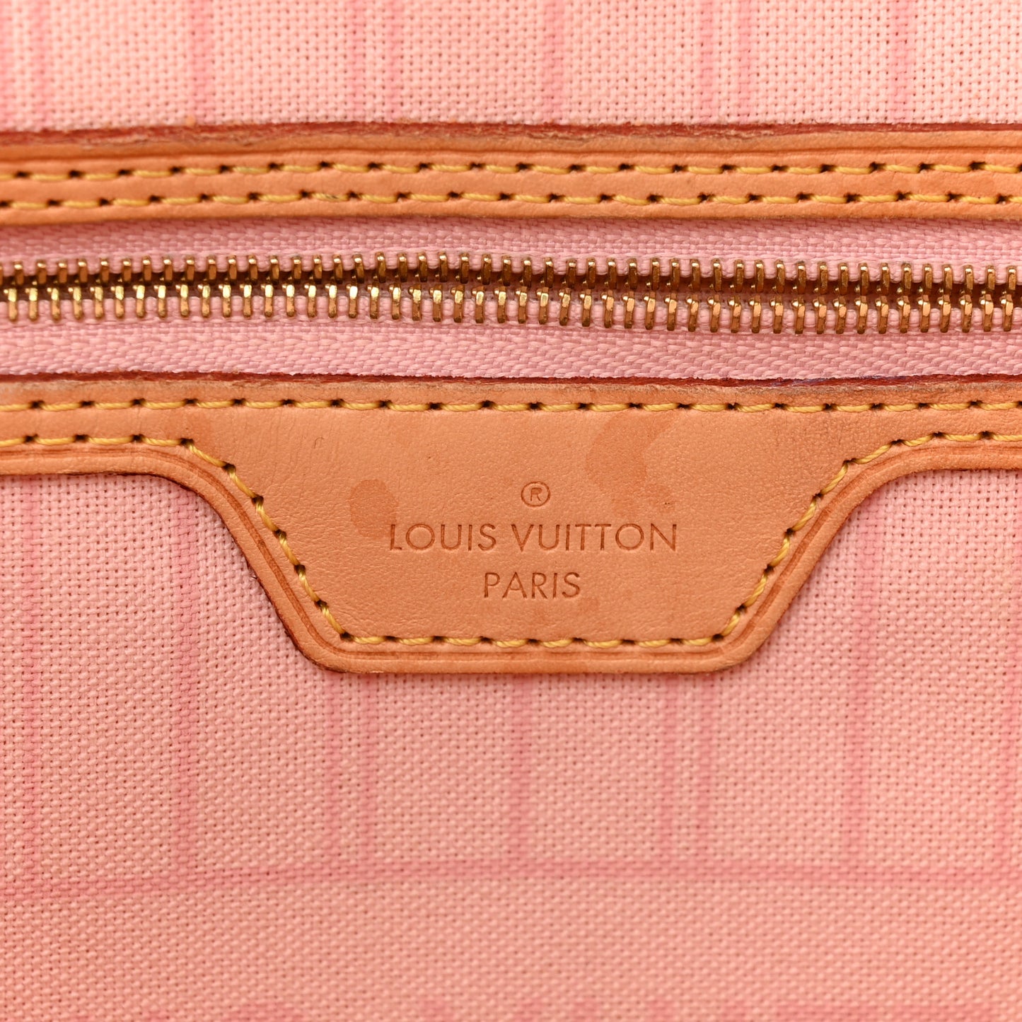 Damier Azur Neo Neverfull MM Rose Ballerine