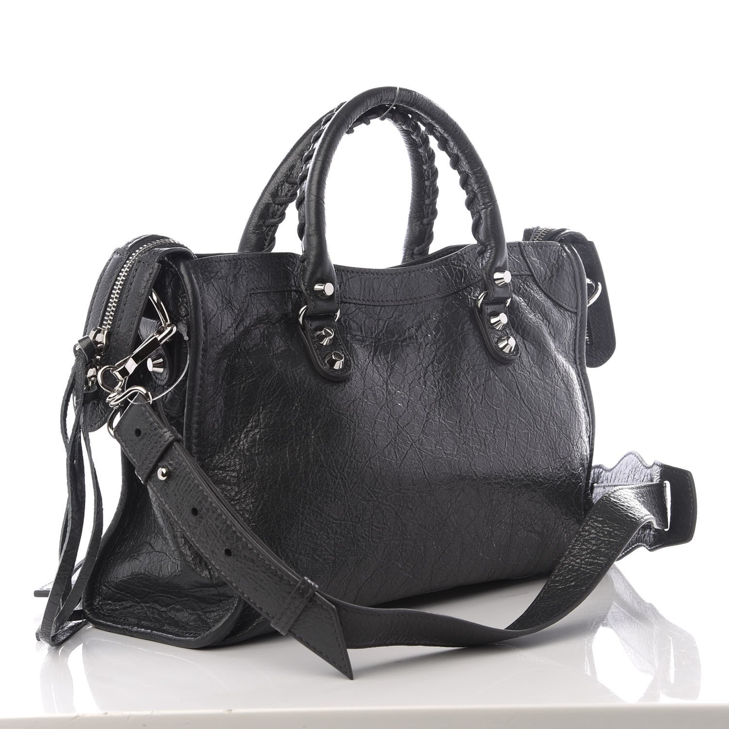 Balenciaga Agneau Classic Silver Hardware S City Gris Fossile 2 of 9