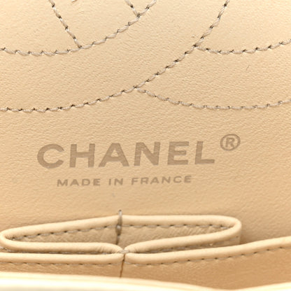 Chanel Distressed Patent Quilted 2.55 Reissue 226 Flap Ivory 6 of 14