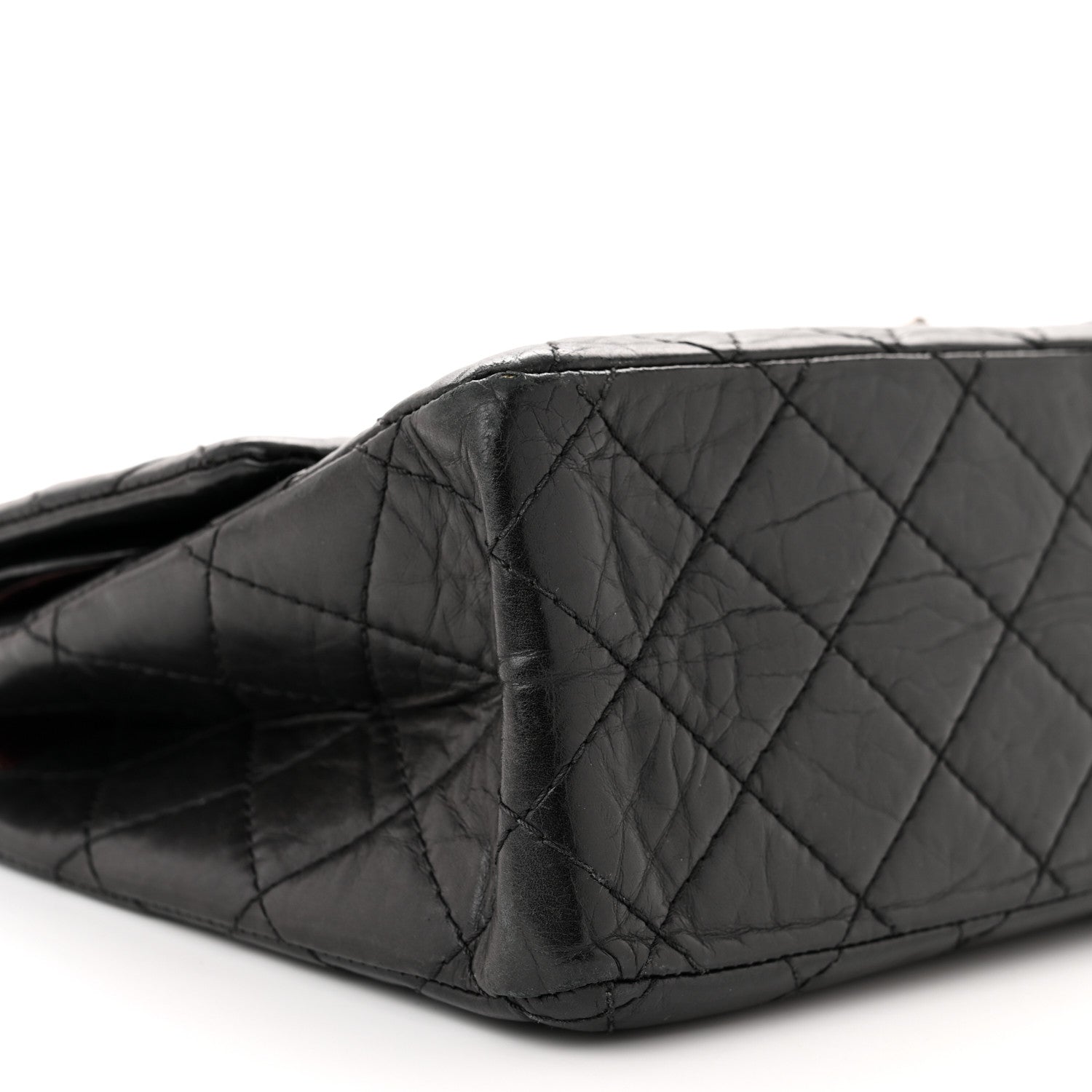 Chanel Aged Calfskin Quilted 2.55 Reissue 226 Flap Black 9 of 14
