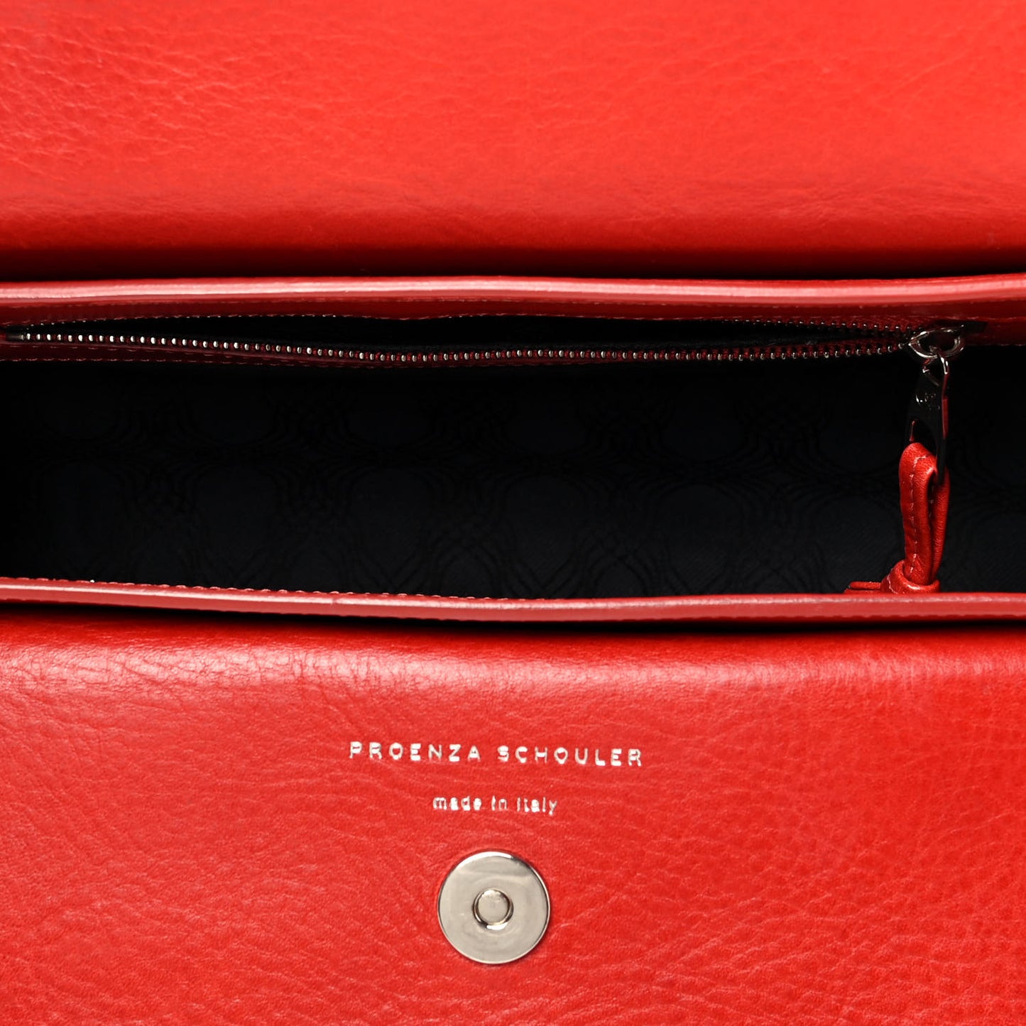 Calfskin Mini PS11 Classic Shoulder Bag Red