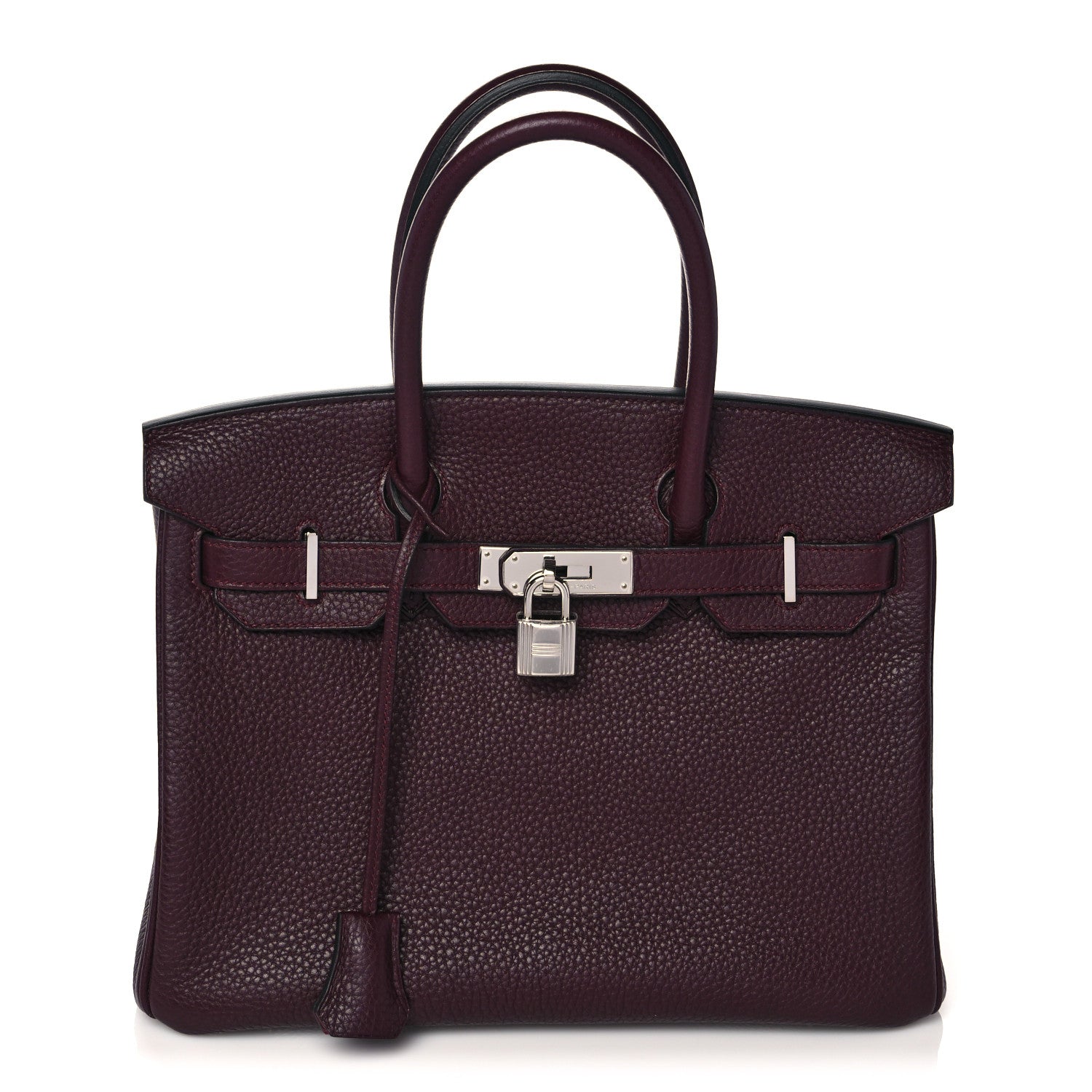 Hermes Togo Horseshoe Birkin 30 Bordeaux Bois de Rose 1 of 11