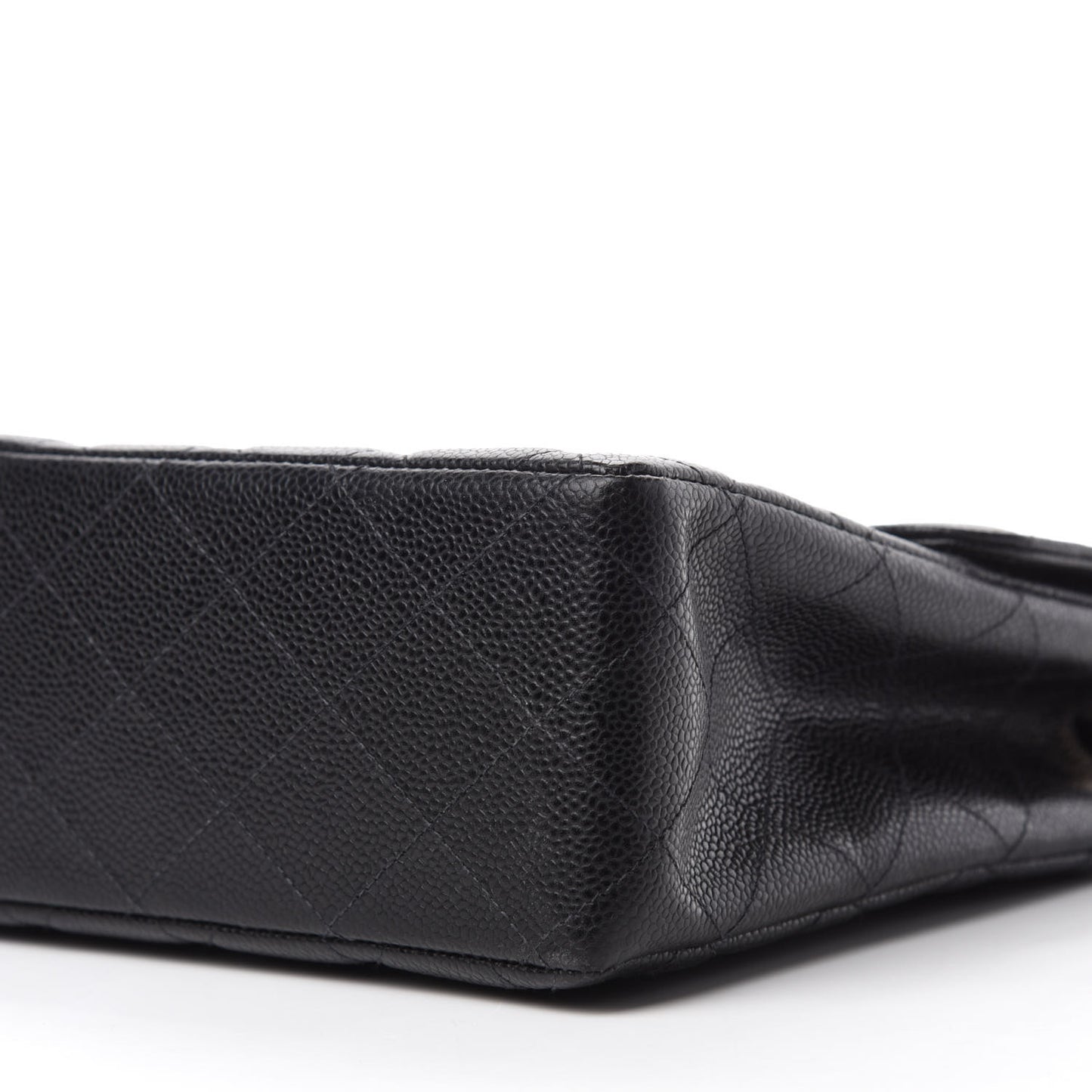 Caviar Quilted Jumbo Single Flap Black