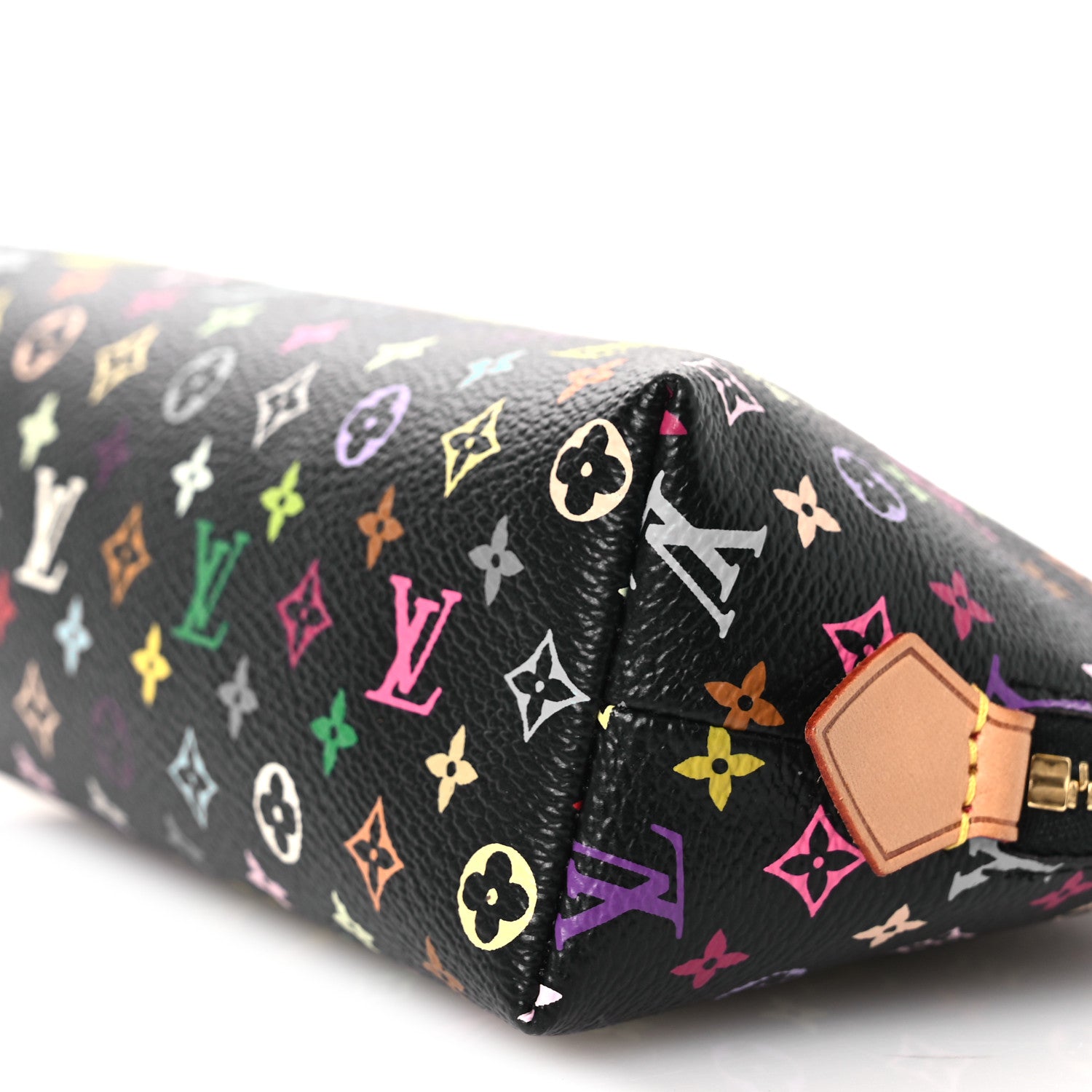 Louis Vuitton Monogram Multicolor Cosmetic Pouch Black Grenade 9 of 9