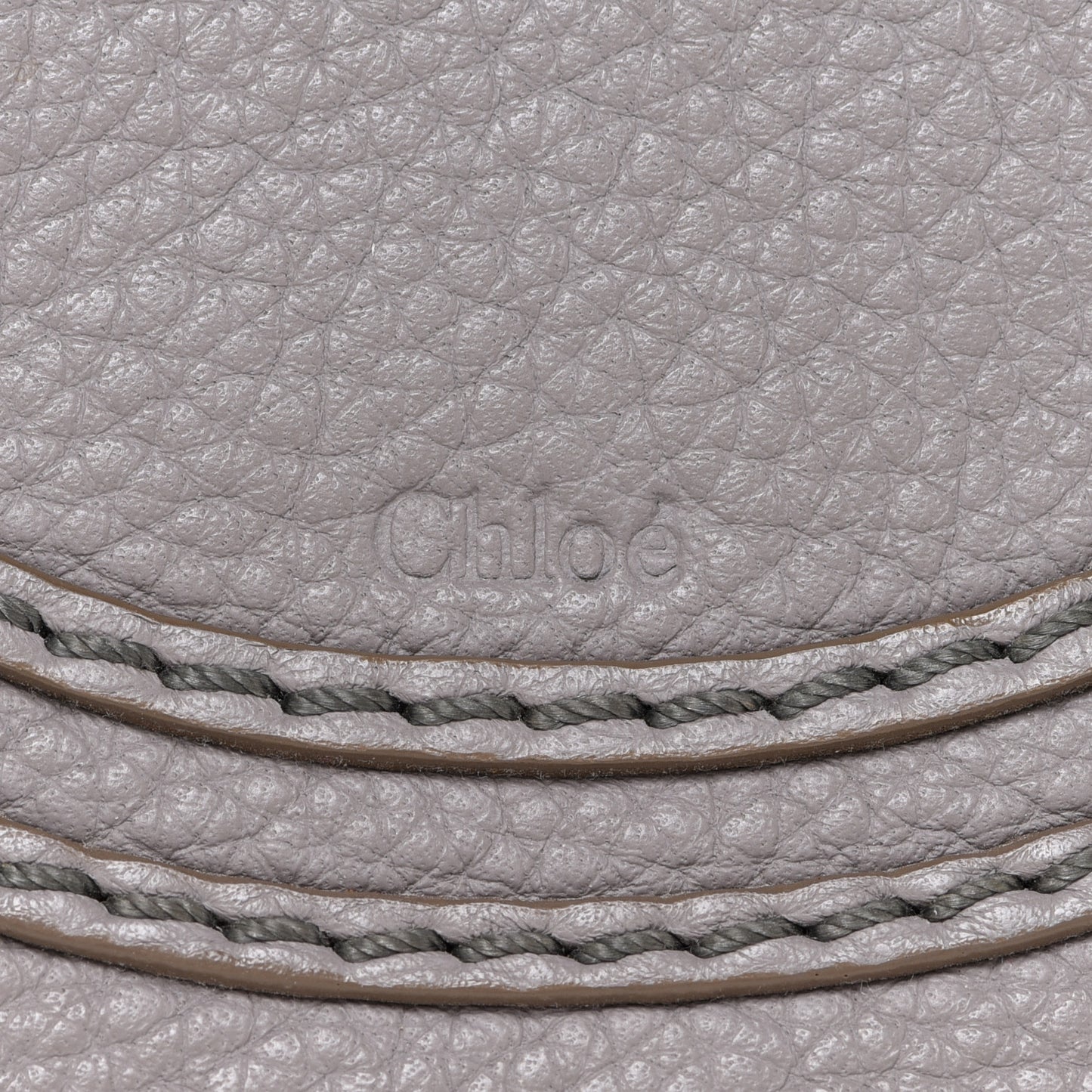 Calfskin Mini Marcie Round Crossbody Bag Cashmere Grey