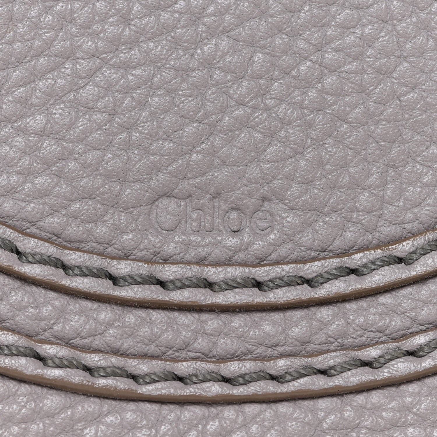Chloe Calfskin Mini Marcie Round Crossbody Bag Cashmere Grey 8 of 12