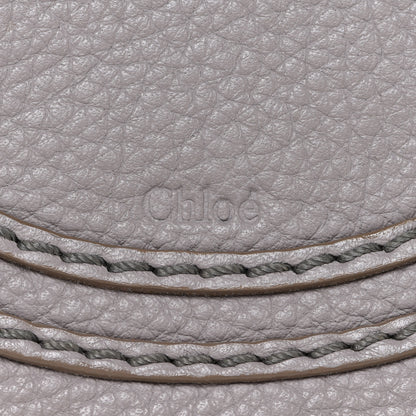 Chloe Calfskin Mini Marcie Round Crossbody Bag Cashmere Grey 8 of 12