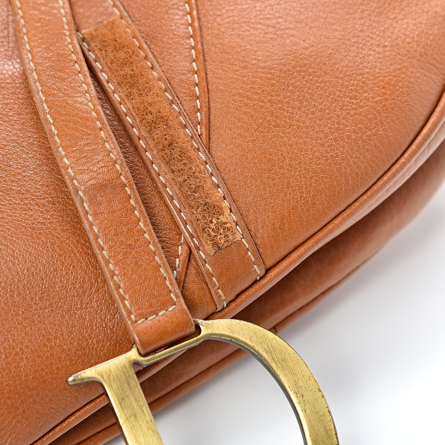 Calfskin Saddle Bag Tan