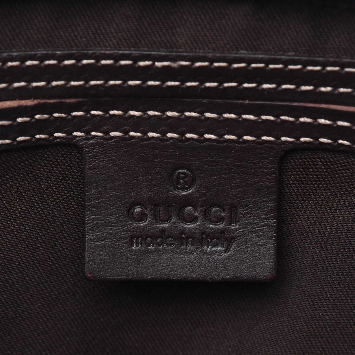 GG Plus Monogram Messenger Bag Dark Brown