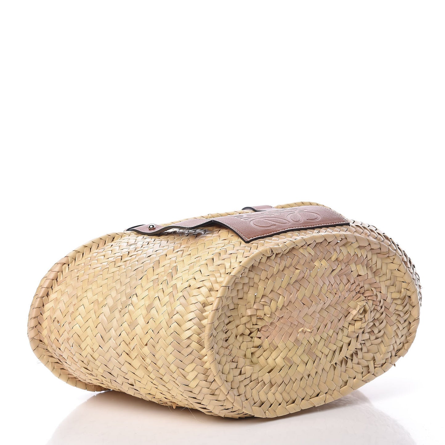 Raffia Basket Tote Bag Natural Tan