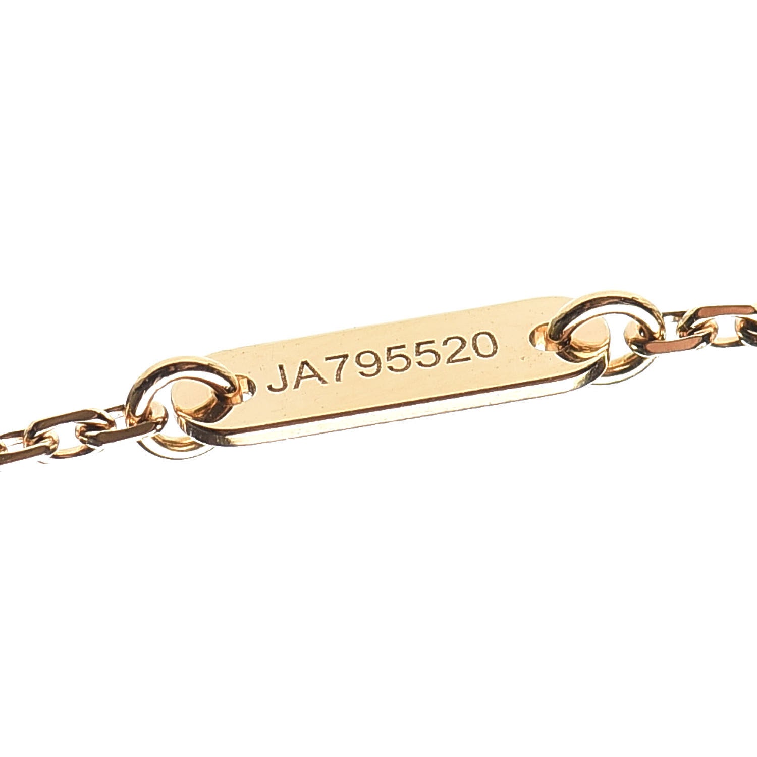 Van Cleef & Arpels 18K Yellow Gold Mother of Pearl Sweet Alhambra Pendant Necklace 5 of 7